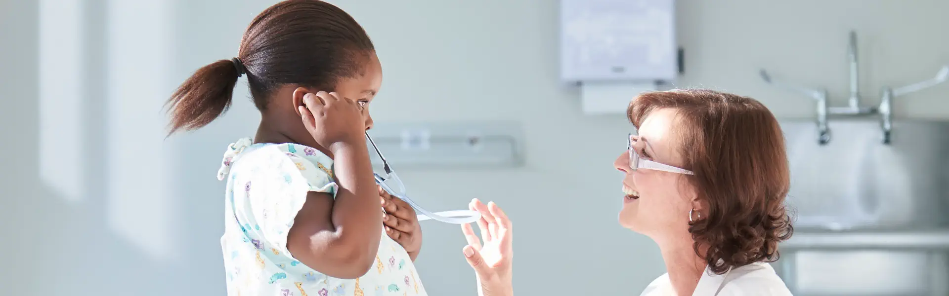 doctor with child